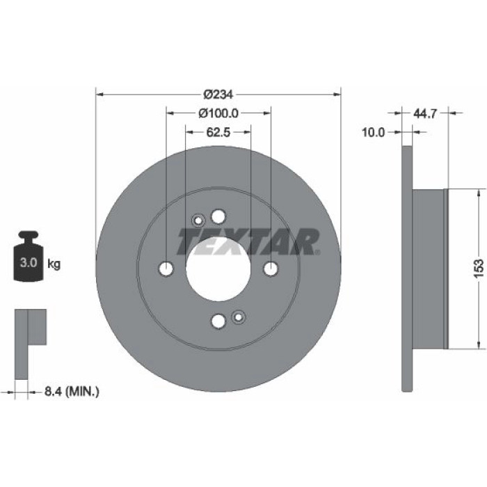 Bremsscheibe 92291603 Bremsscheibe 92291603