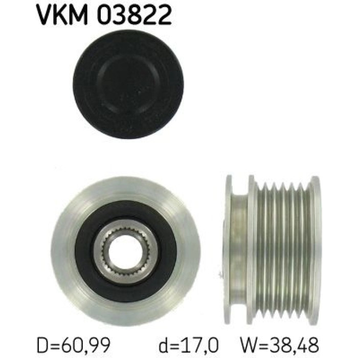 SKF VKM 03822 Generatorfreilauf SKF VKM 03822 Generatorfreilauf