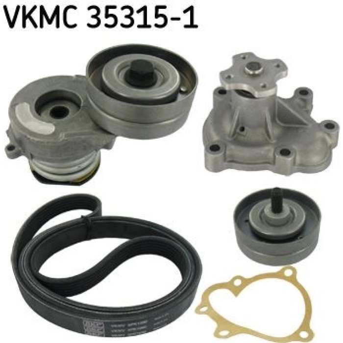 SKF VKMC 35315-1 Wasserpumpe + Keilrippenriemensatz SKF VKMC 35315-1 Wasserpumpe + Keilrippenriemensatz