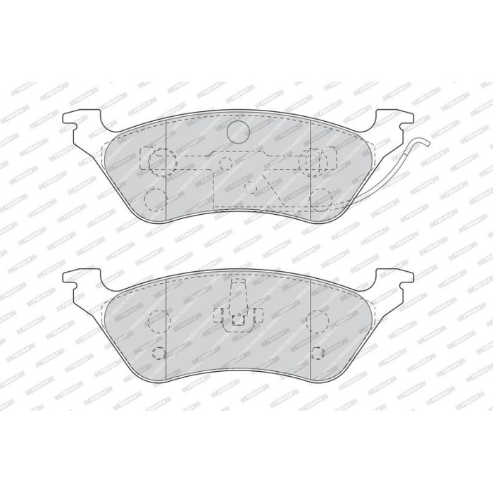 Ferodo FDB1475 Bremsbelagsatz, Scheibenbremse PREMIER ECO FRICTION Ferodo FDB1475 Bremsbelagsatz, Scheibenbremse PREMIER ECO FRICTION