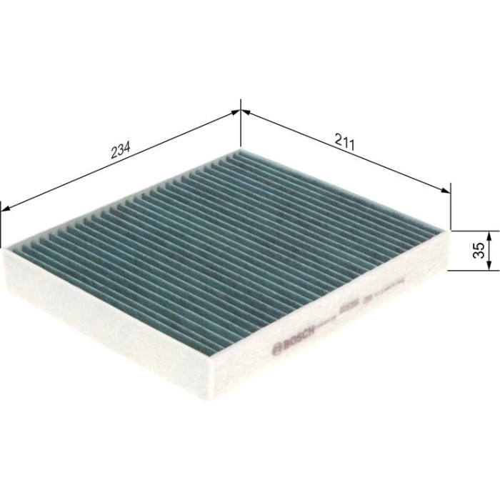 BOSCH 0 986 628 536 Innenraumfilter