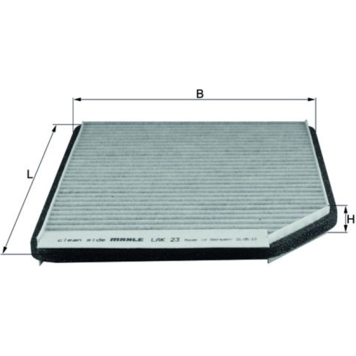 Knecht LAK 23 Filter, Innenraumluft Knecht LAK 23 Filter, Innenraumluft