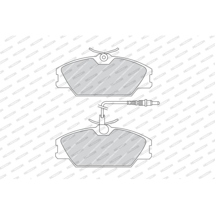 Ferodo FDB406 Bremsbelagsatz, Scheibenbremse PREMIER ECO FRICTION Ferodo FDB406 Bremsbelagsatz, Scheibenbremse PREMIER ECO FRICTION