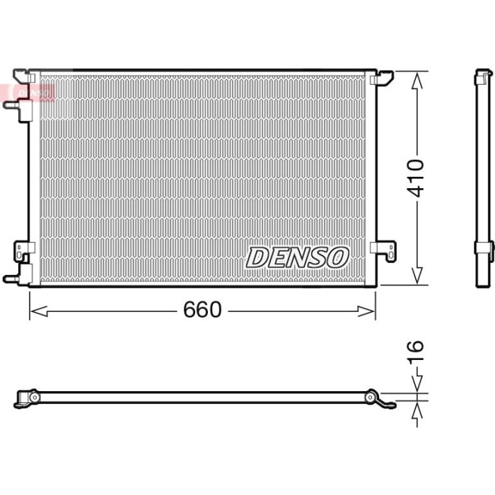 Denso DCN20045 Kondensator, Klimaanlage Denso DCN20045 Kondensator, Klimaanlage