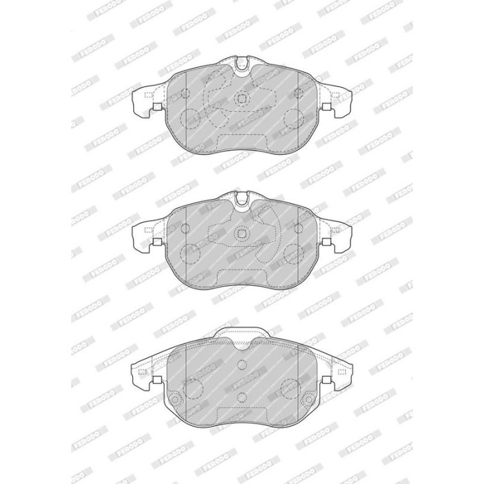 Bremsbelagsatz, Scheibenbremse FDB4188 Bremsbelagsatz, Scheibenbremse FDB4188