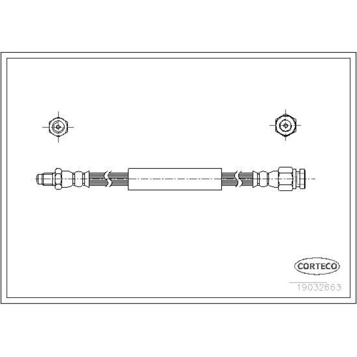 Corteco 19032663 Bremsschlauch