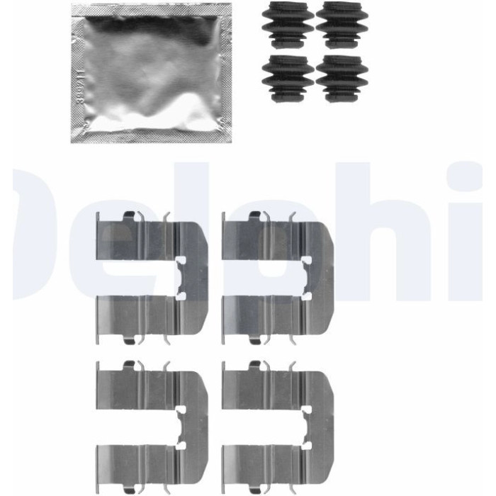 Delphi LX0512 Zubehörsatz, Scheibenbremsbelag