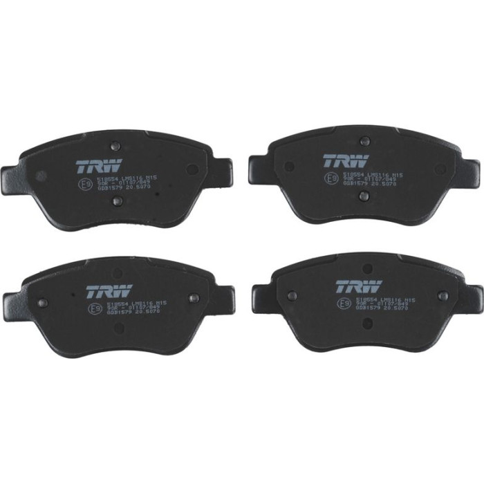 TRW GDB1579 Bremsbelagsatz, Scheibenbremse COTEC