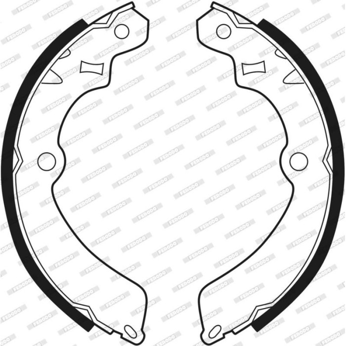 Ferodo FSB316 Bremsbackensatz PREMIER Ferodo FSB316 Bremsbackensatz PREMIER