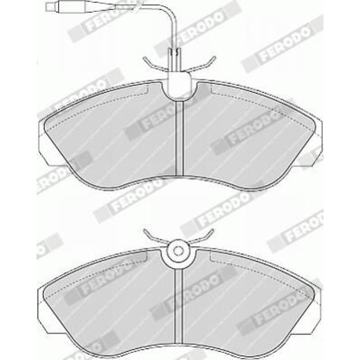 Ferodo FVR968 Bremsbelagsatz, Scheibenbremse PREMIER ECO FRICTION