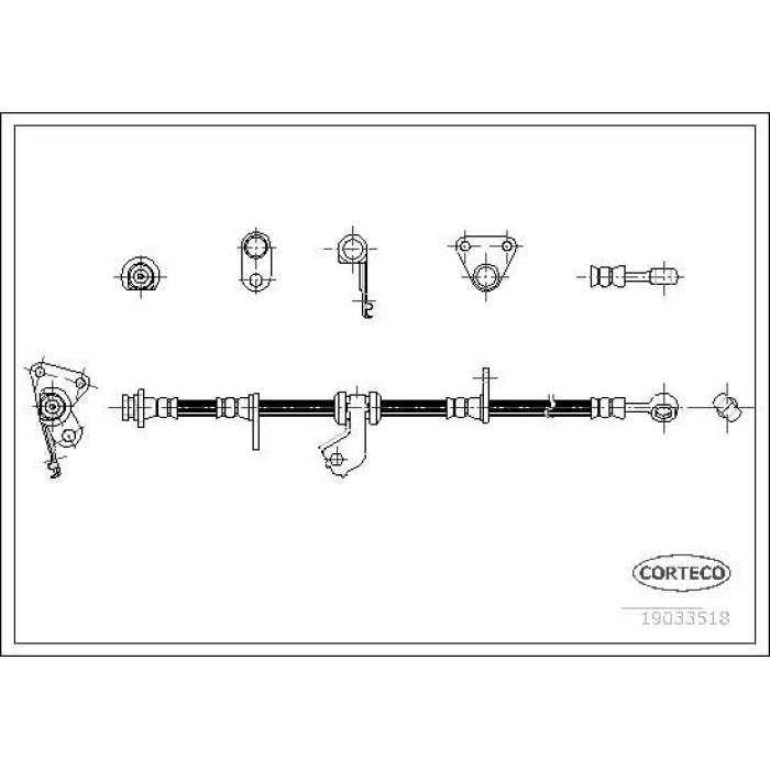Corteco 19033518 Bremsschlauch