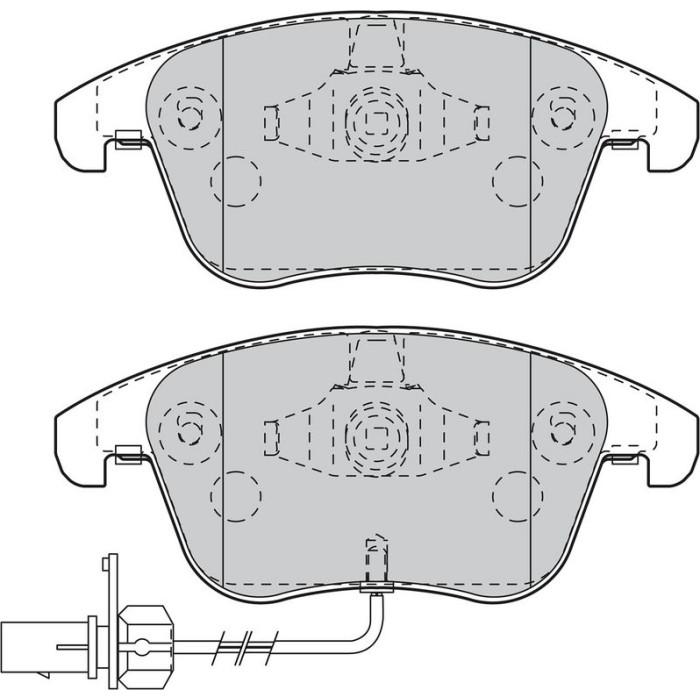 Valeo 598996 Bremsbelagsatz, Scheibenbremse Valeo 598996 Bremsbelagsatz, Scheibenbremse