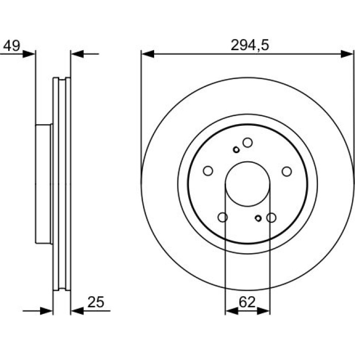 BOSCH 0 986 479 559 Bremsscheibe BOSCH 0 986 479 559 Bremsscheibe