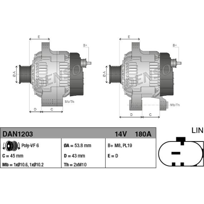 Generator DAN1203 Generator DAN1203