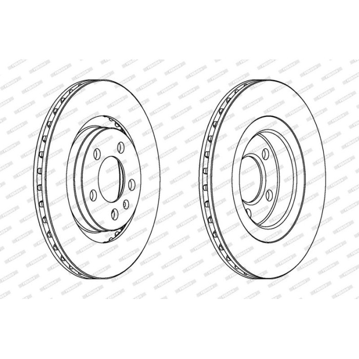 Ferodo DDF928C Bremsscheibe PREMIER Coat+ disc