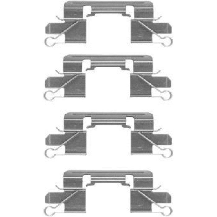 Hella 8DZ 355 204-941 Zubehörsatz, Scheibenbremsbelag Hella 8DZ 355 204-941 Zubehörsatz, Scheibenbremsbelag