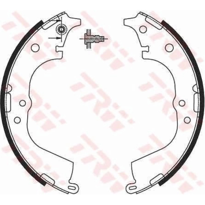 TRW GS8693 Bremsbackensatz TRW GS8693 Bremsbackensatz