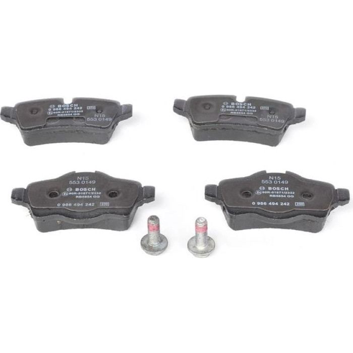 BOSCH 0 986 494 242 Bremsbelagsatz, Scheibenbremse