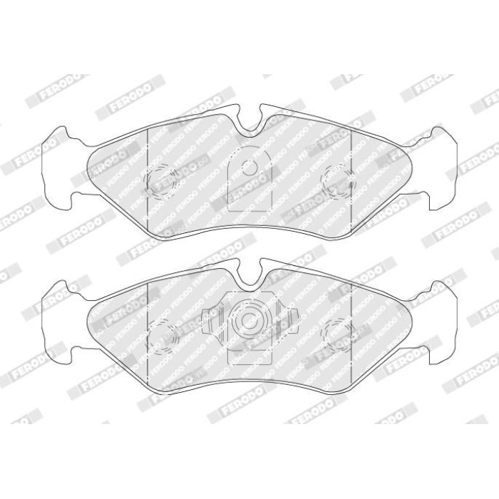 Ferodo FVR1039 Bremsbelagsatz, Scheibenbremse PREMIER ECO FRICTION