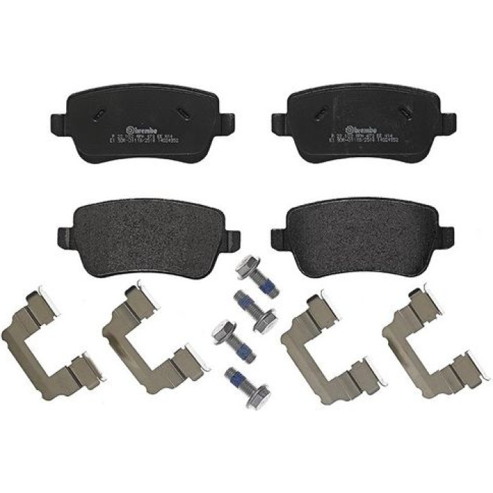 Brembo P 23 102 Bremsbelagsatz, Scheibenbremse PRIME LINE