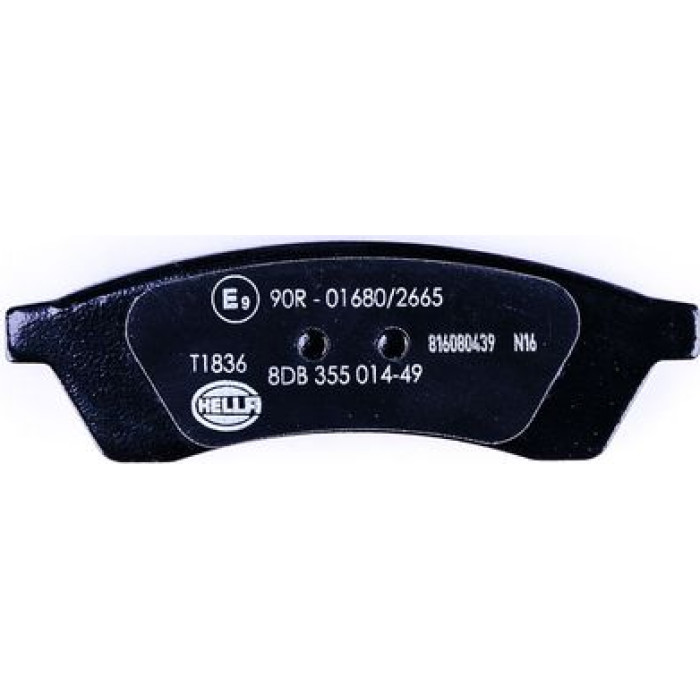 Hella 8DB 355 014-491 Bremsbelagsatz, Scheibenbremse Hella 8DB 355 014-491 Bremsbelagsatz, Scheibenbremse