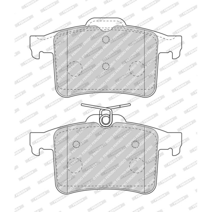 Ferodo FDB5014 Bremsbelagsatz, Scheibenbremse PREMIER ECO FRICTION Ferodo FDB5014 Bremsbelagsatz, Scheibenbremse PREMIER ECO FRICTION