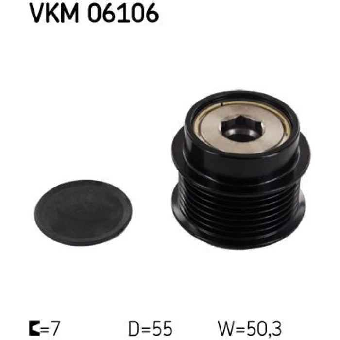 SKF VKM 06106 Generatorfreilauf SKF VKM 06106 Generatorfreilauf