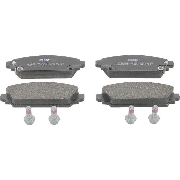 Ferodo FDB1601 Bremsbelagsatz, Scheibenbremse PREMIER ECO FRICTION