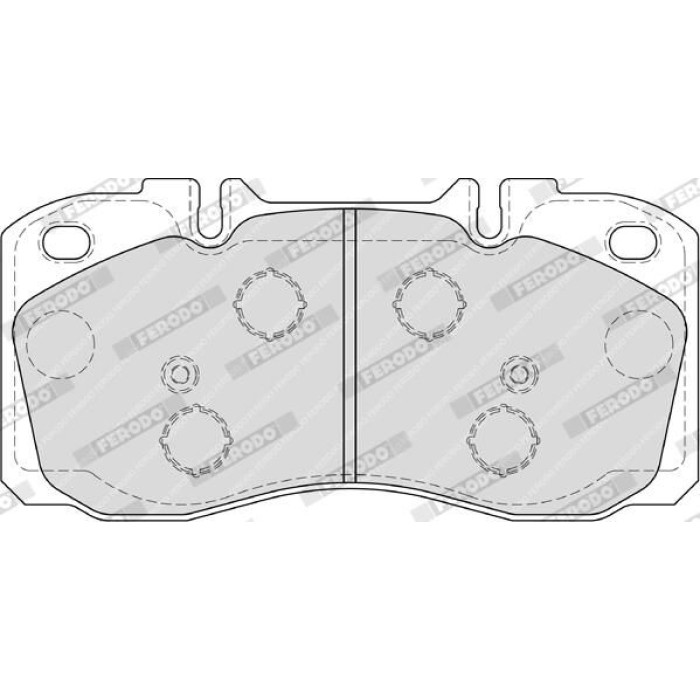 Ferodo FVR4038 Bremsbelagsatz, Scheibenbremse PREMIER ECO FRICTION