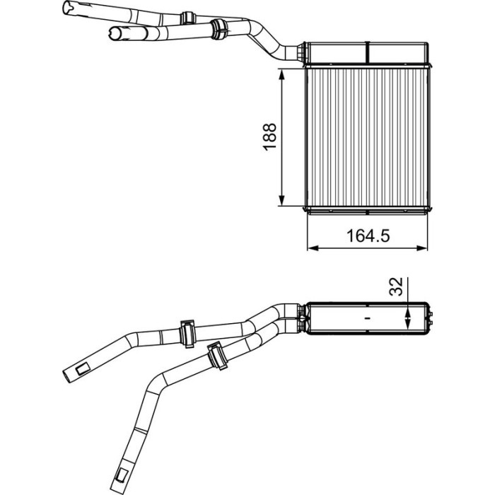 Valeo 812359 Wärmetauscher, Innenraumheizung Valeo 812359 Wärmetauscher, Innenraumheizung
