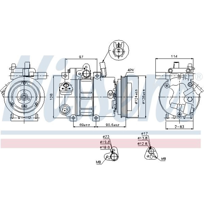 Nissens 89296 Kompressor, Klimaanlage FIRST FIT Nissens 89296 Kompressor, Klimaanlage FIRST FIT
