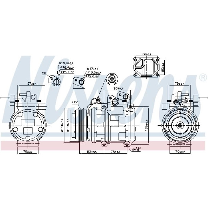 Nissens 89271 Kompressor, Klimaanlage FIRST FIT Nissens 89271 Kompressor, Klimaanlage FIRST FIT