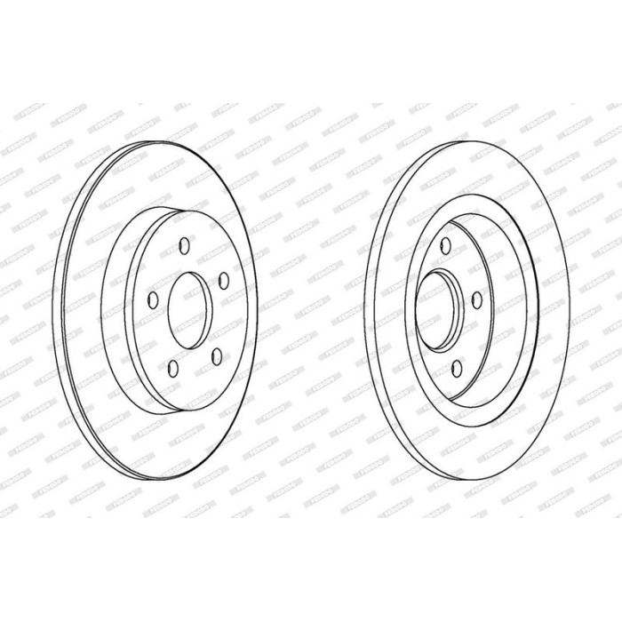 Ferodo DDF1227C Bremsscheibe PREMIER Coat+ disc