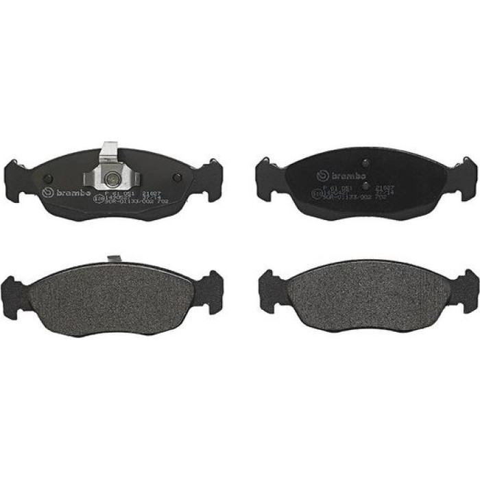 Brembo P 61 051 Bremsbelagsatz, Scheibenbremse PRIME LINE