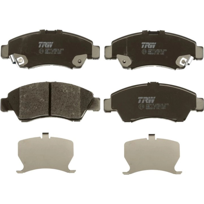TRW GDB3212 Bremsbelagsatz, Scheibenbremse COTEC TRW GDB3212 Bremsbelagsatz, Scheibenbremse COTEC