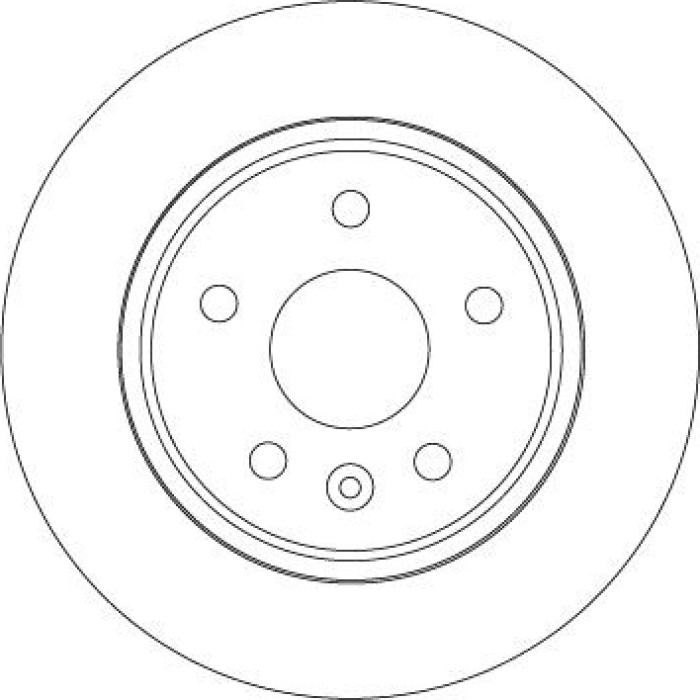 TRW DF6846 Bremsscheibe