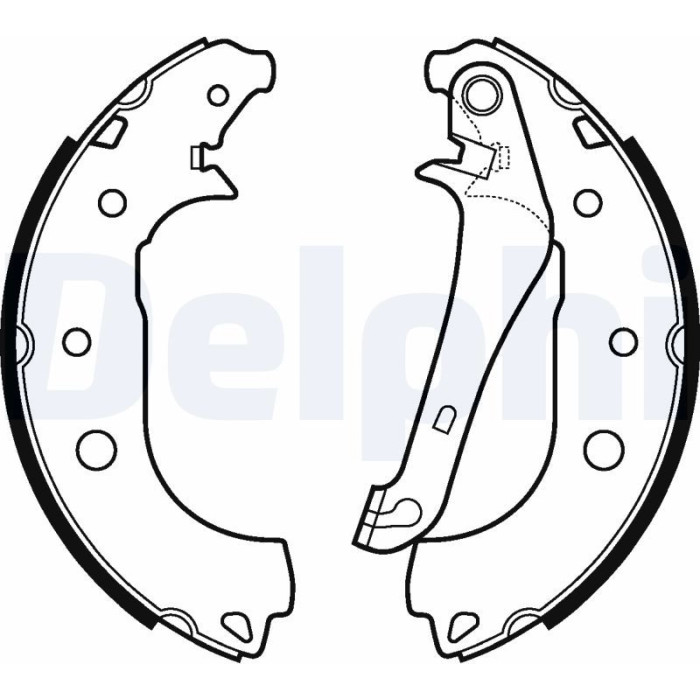 Delphi LS2108 Bremsbackensatz