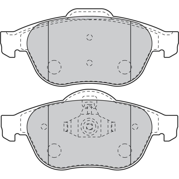 Valeo 598993 Bremsbelagsatz, Scheibenbremse