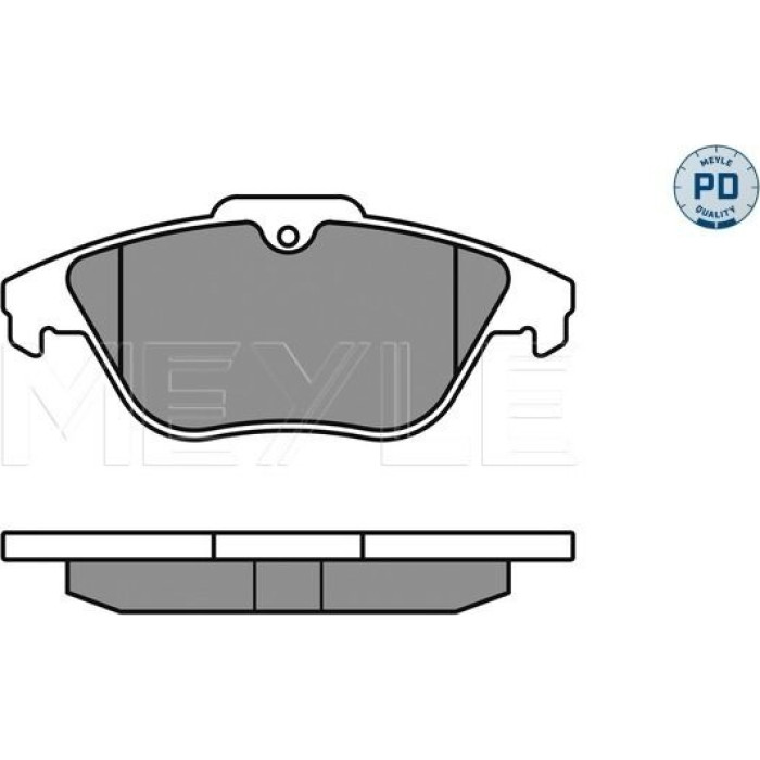 Meyle 025 242 5317/PD Bremsbelagsatz, Scheibenbremse MEYLE-PD: Advanced performance and design
