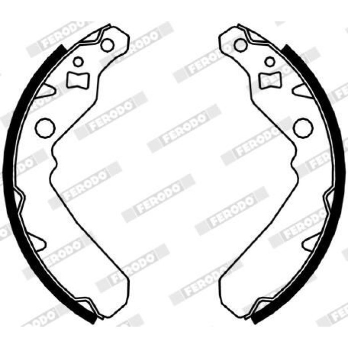 Ferodo FSB4041 Bremsbackensatz PREMIER Ferodo FSB4041 Bremsbackensatz PREMIER