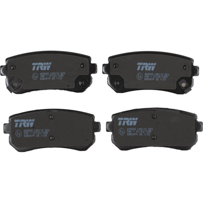 TRW GDB3474 Bremsbelagsatz, Scheibenbremse COTEC TRW GDB3474 Bremsbelagsatz, Scheibenbremse COTEC