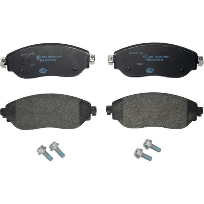 Hella 8DB 355 021-891 Bremsbelagsatz, Scheibenbremse