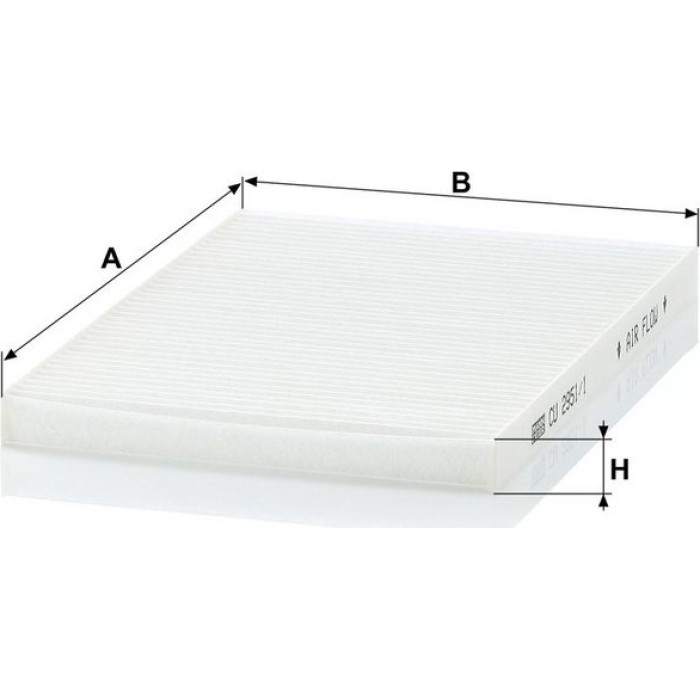 MANN-FILTER CU 2951/1 Innenraumfilter, Partikelfilter MANN-FILTER CU 2951/1 Innenraumfilter, Partikelfilter