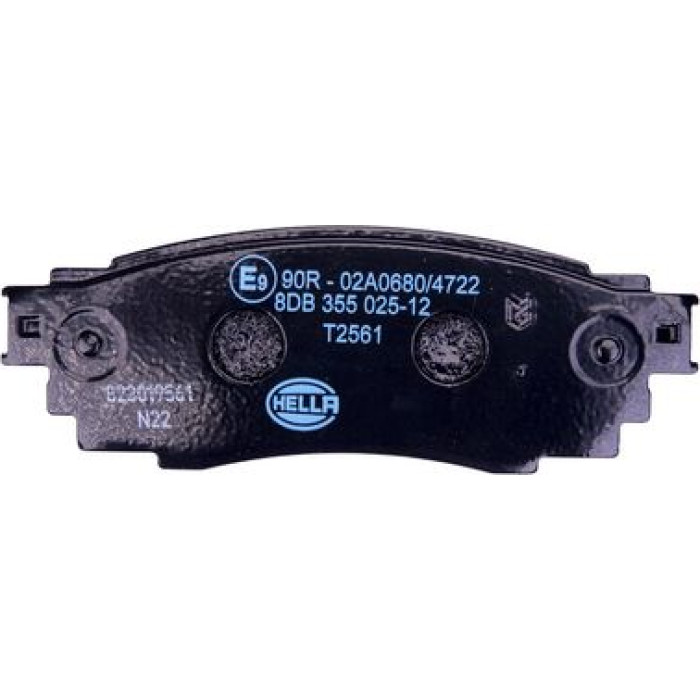 Hella 8DB 355 025-121 Bremsbelagsatz, Scheibenbremse