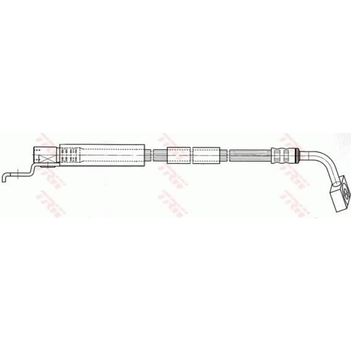 TRW PHD401 Bremsschlauch
