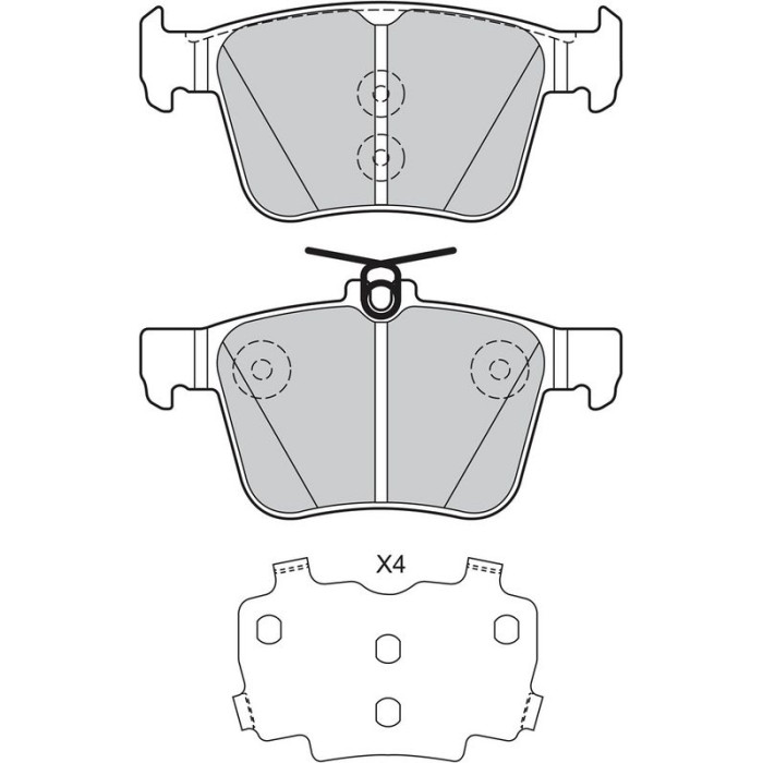Bremsbelagsatz, Scheibenbremse 601425 Bremsbelagsatz, Scheibenbremse 601425
