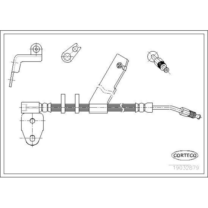 Corteco 19032879 Bremsschlauch