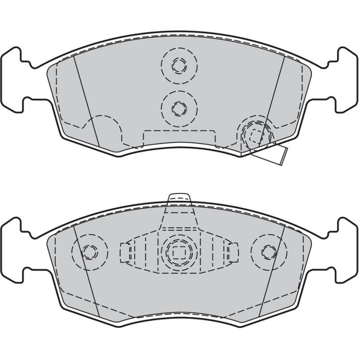 Valeo 601297 Bremsbelagsatz, Scheibenbremse