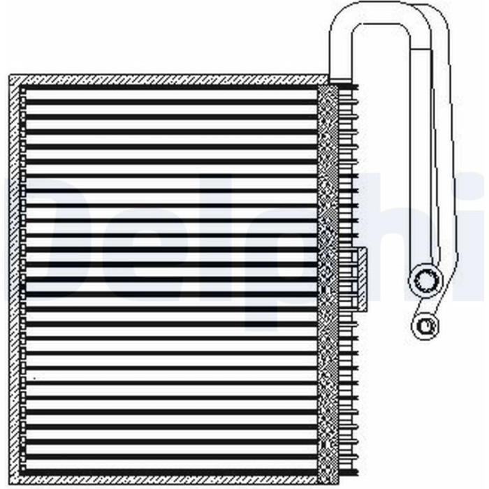 Delphi TSP0525207 Verdampfer, Klimaanlage