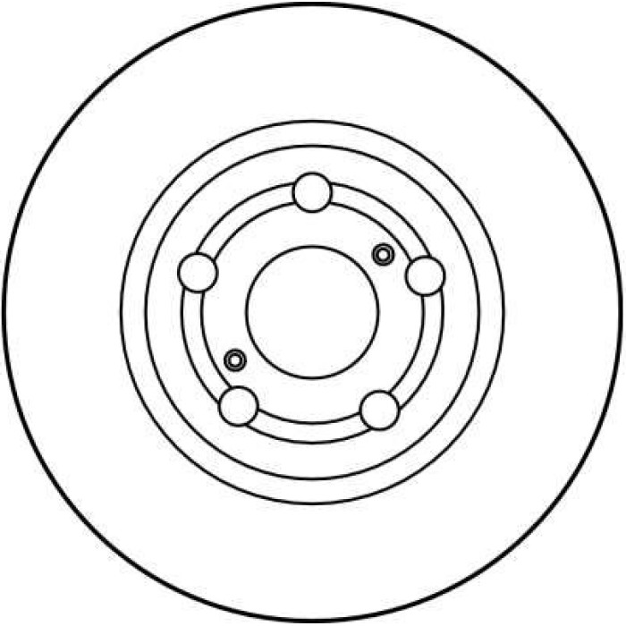 TRW DF2742 Bremsscheibe